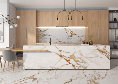 Ark Calacatta Gold Kitchen